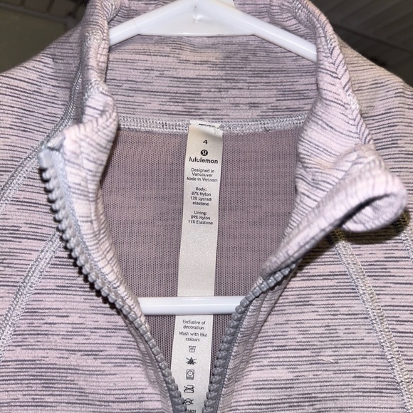 Lululemon define jacket white marble size 4 - Picture 5 of 6